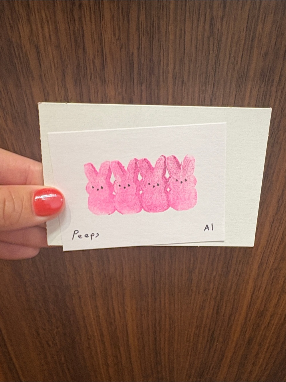 Anastasia inciardi mini print - Peeps